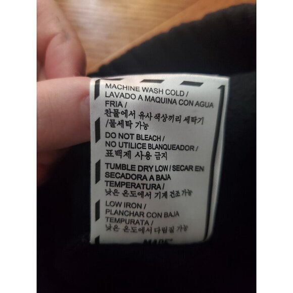 Yours Truly Sweatpants Men's Size Small Black Heavyweight Cuffed Self Love NWOT - Picture 10 of 10